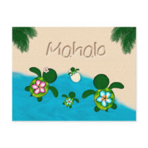 Honu Baby BOY Sea TURTLE Gracias Niños Blue #281