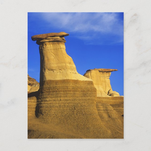 Postal Hoodoos en Drumheller Alberta, Canadá 2 (Anverso)