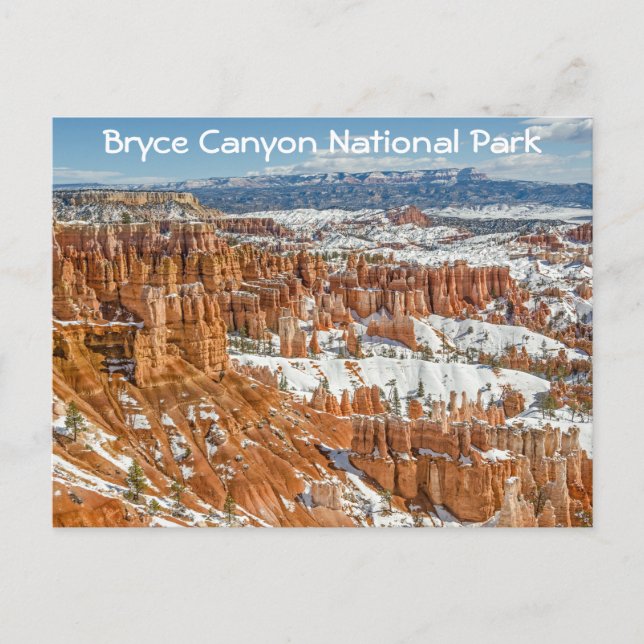 Postal Hoodoos en el Parque Nacional Sunset Point Bryce (Anverso)