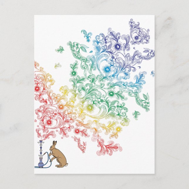 POSTAL HOOKAH HARE (Anverso)