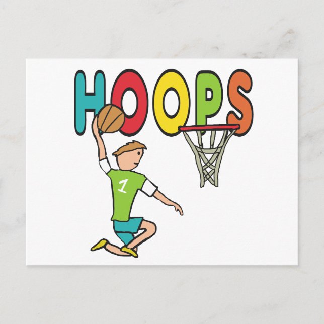 Postal Hoops de baloncesto (Anverso)