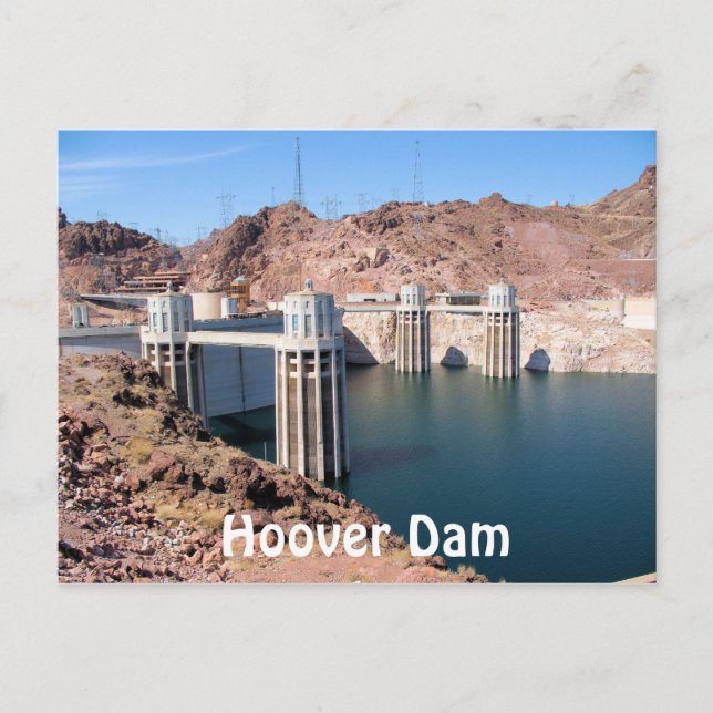 Postal Hoover Dam (Anverso)
