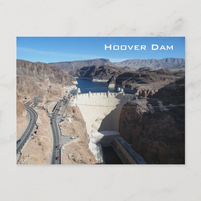 Postal Hoover Dam (Anverso)