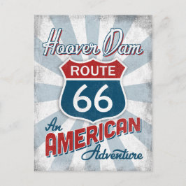 Postal Hoover Dam Route 66 Vintage America