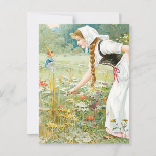 Postal “Hop O My Thumb” de E S Hardy