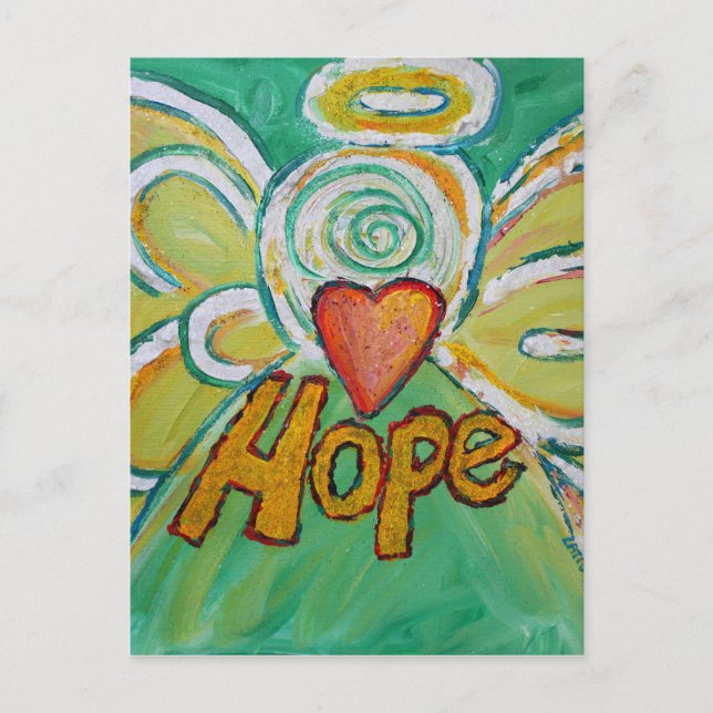 Postal Hope Angel Postcard (Anverso)