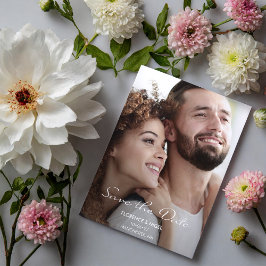 Postal Hope Dream Photo Wedding Guardar la fecha
