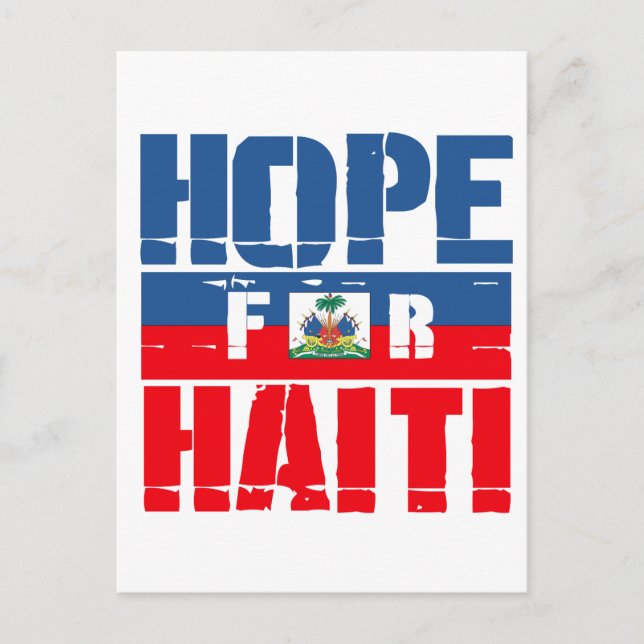 Postal Hope for Haiti (Anverso)