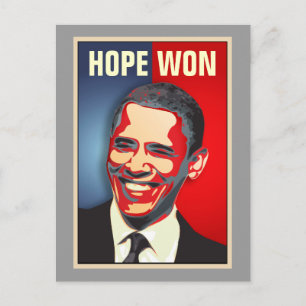 Postal Hope Won - Barack Obama