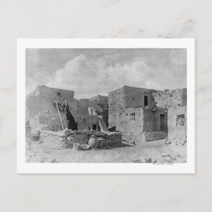Postal Hopi (Moqui) Indios Víctimas Kiva Oraibi Pueblo