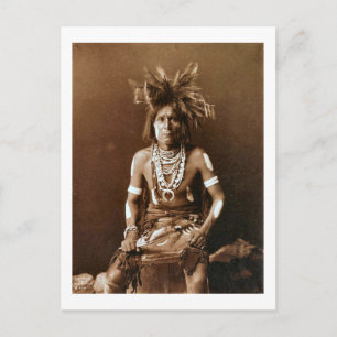 Postal Hopi Snake Priest, aproximadamente 1900