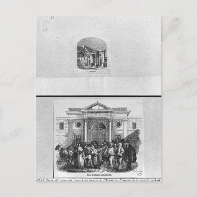 Postal Hopital de la Charite (Anverso)
