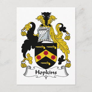 Postal Hopkins Family Crest
