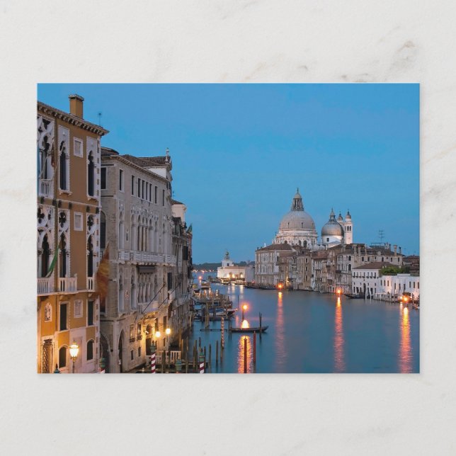 Postal Hora azul Canale Grande Postcard (Anverso)