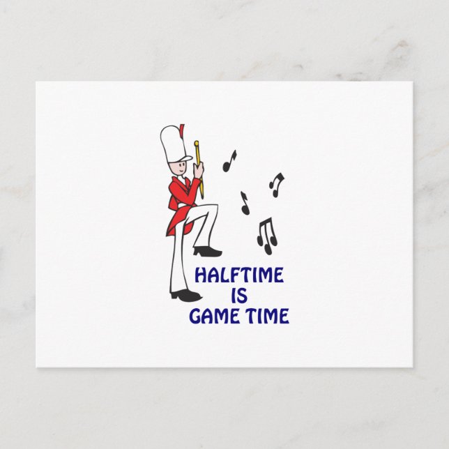 POSTAL HORA DE JUEGO HALFTIME (Anverso)