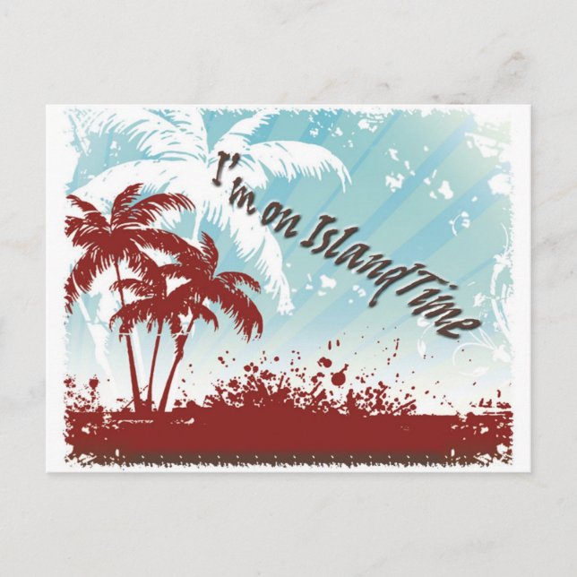 Postal Hora de la isla (Anverso)