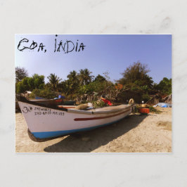 Postal Hora de la playa de India