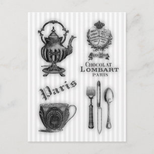 Postal Hora de tomar el té #8