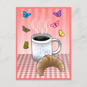 Postal Hora del café