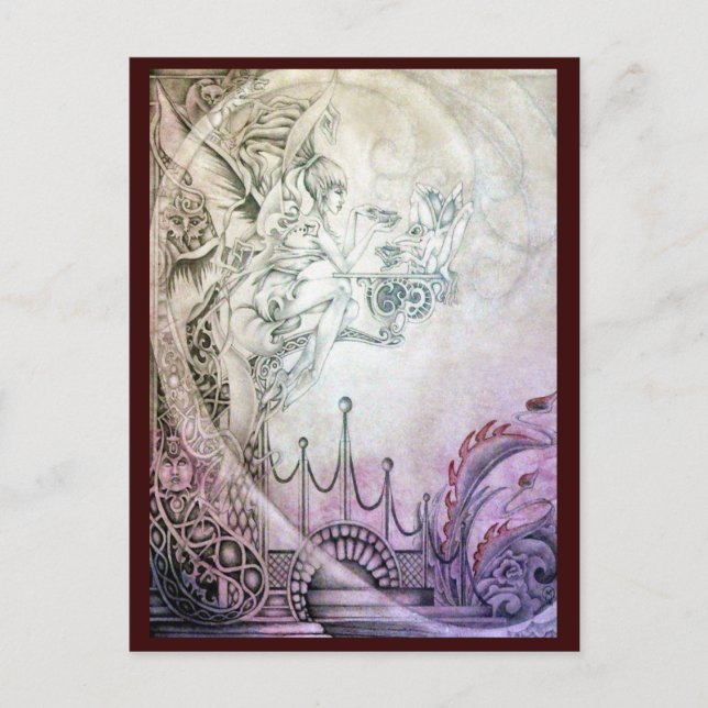 Postal Hora del café (Anverso)