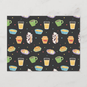 Postal Hora del desayuno