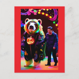 Postal Hora del Partido Comunista de Halloween - Ken Gage