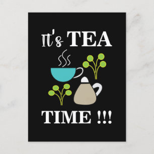Postal Hora del Té Amante del Té Taza de Té