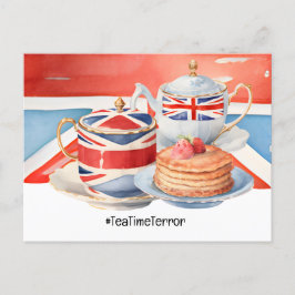 Postal Hora del té de Londres