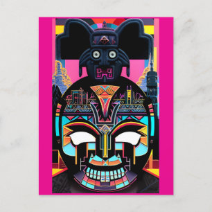 Postal Hora desesperada de dolatría