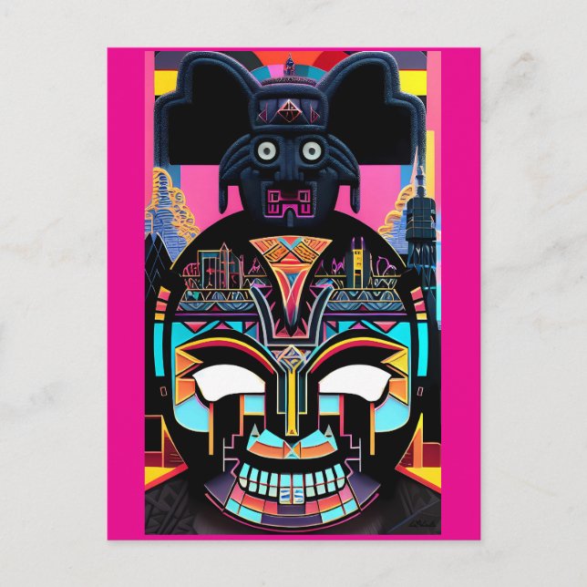 Postal Hora desesperada de dolatría (Anverso)