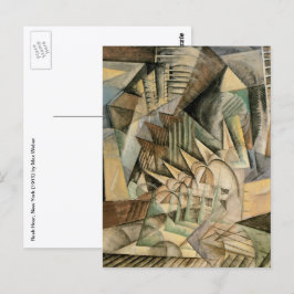 Postal Hora punta, Nueva York por Max Weber, viejo cubism