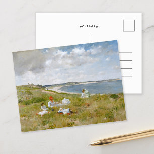 Postal Horas ociosas   William Merritt Chase