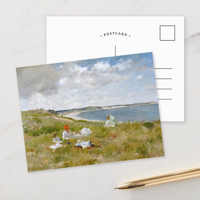Postal Horas ociosas | William Merritt Chase (Subido por el creador)