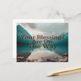 Postal Horizones esperanzadores bendiciones desde arriba