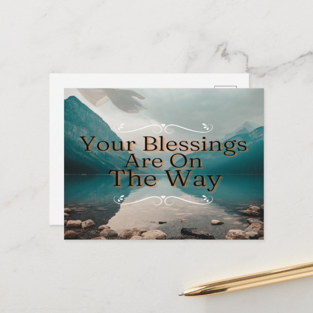 Postal Horizones esperanzadores bendiciones desde arriba (Anverso/Reverso In Situ)