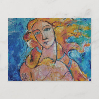 Postal horizontal de belleza eterna