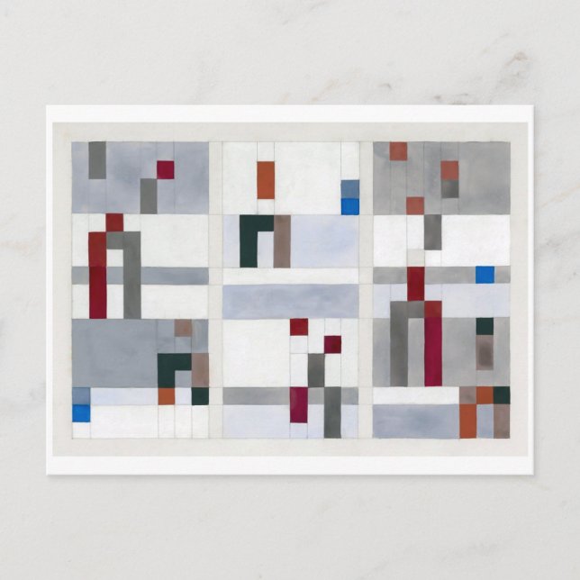 Postal Horizontal vertical | Sophie Taeuber-Arp | (Anverso)