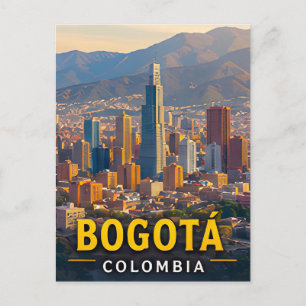 Postal Horizonte andino de Bogotá y espíritu colombiano