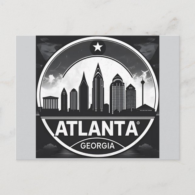 Postal Horizonte de Atlanta Georgia (Anverso)