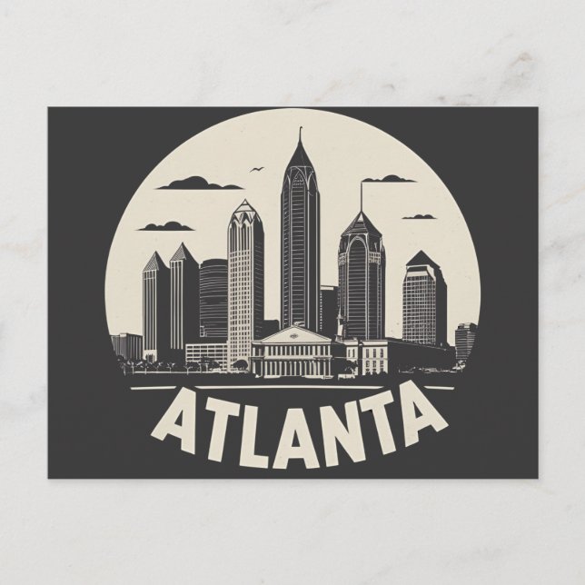 Postal Horizonte de Atlanta Georgia (Anverso)