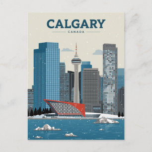 Postal Horizonte de Calgary Canadá Downtown