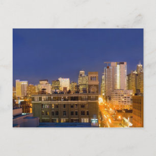 Postal horizonte de Chicago, Illinois, tomado desde West 