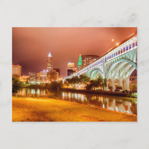 Postal horizonte de Cleveland Ohio