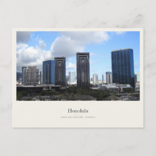 Postal Horizonte de Honolulu en Kakaako