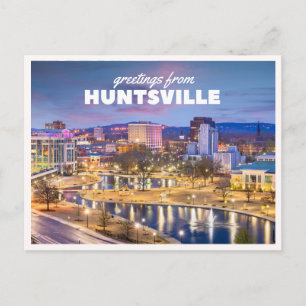 Postal Horizonte de Huntsville Downtown Alabama Saludo