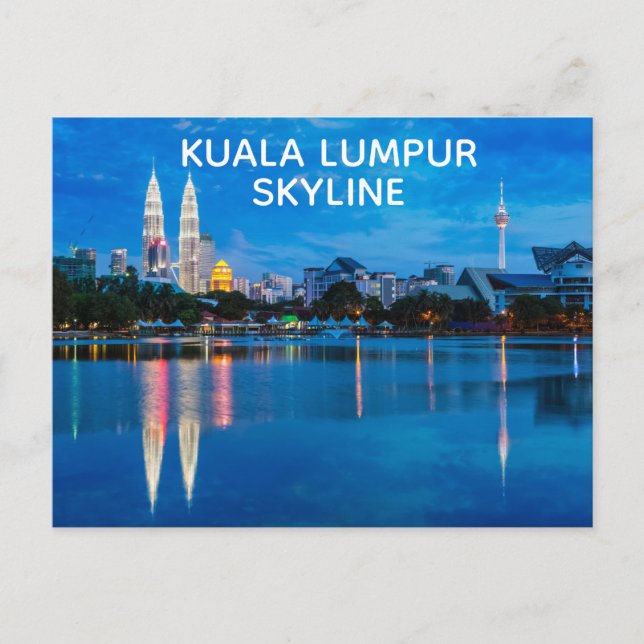 Postal Horizonte de Kuala Lumpur (Anverso)