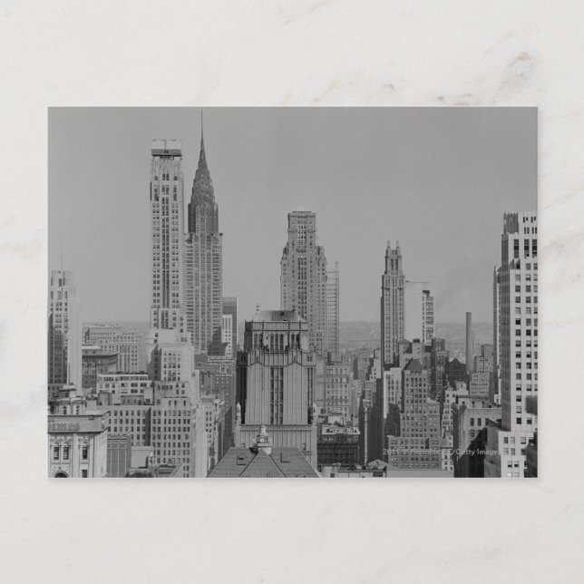 Postal Horizonte de la ciudad (Anverso)