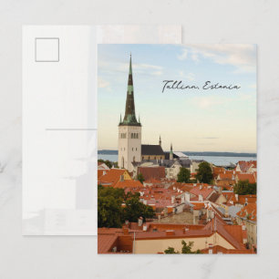 Postal horizonte de la ciudad de Tallin, foto de viaje a