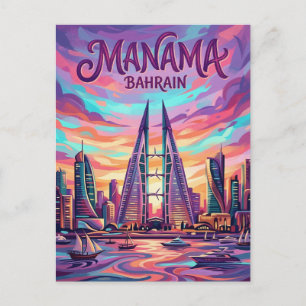 Postal Horizonte de Manama Baréin