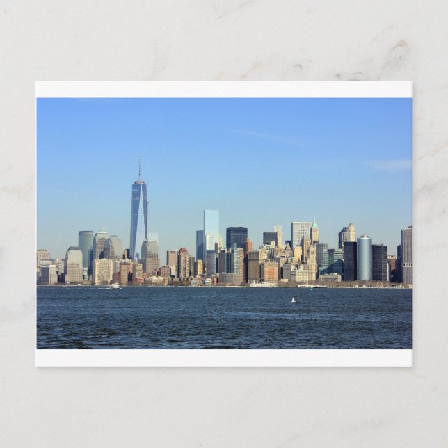 Postal Horizonte de Manhattan Ciudad de Nueva York (Anverso)